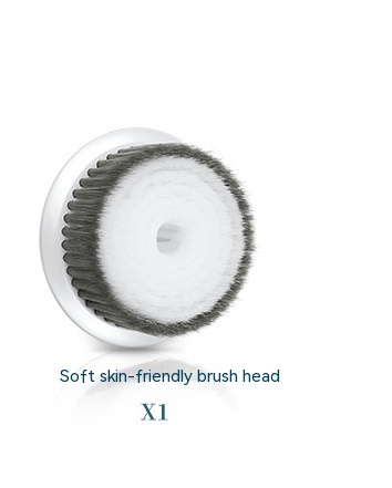 Soft skin friendly brush head