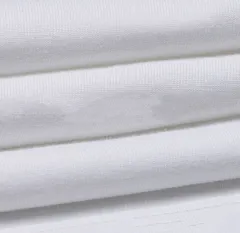 Women's Drop Shoulder Loose Cotton Short Sleeve T-shirt - White - View 1