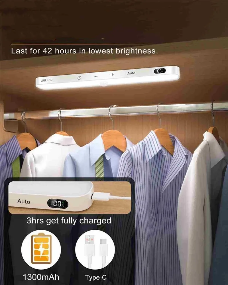 Motion Sensor Cabinet Light Battery Display Screen – image 7