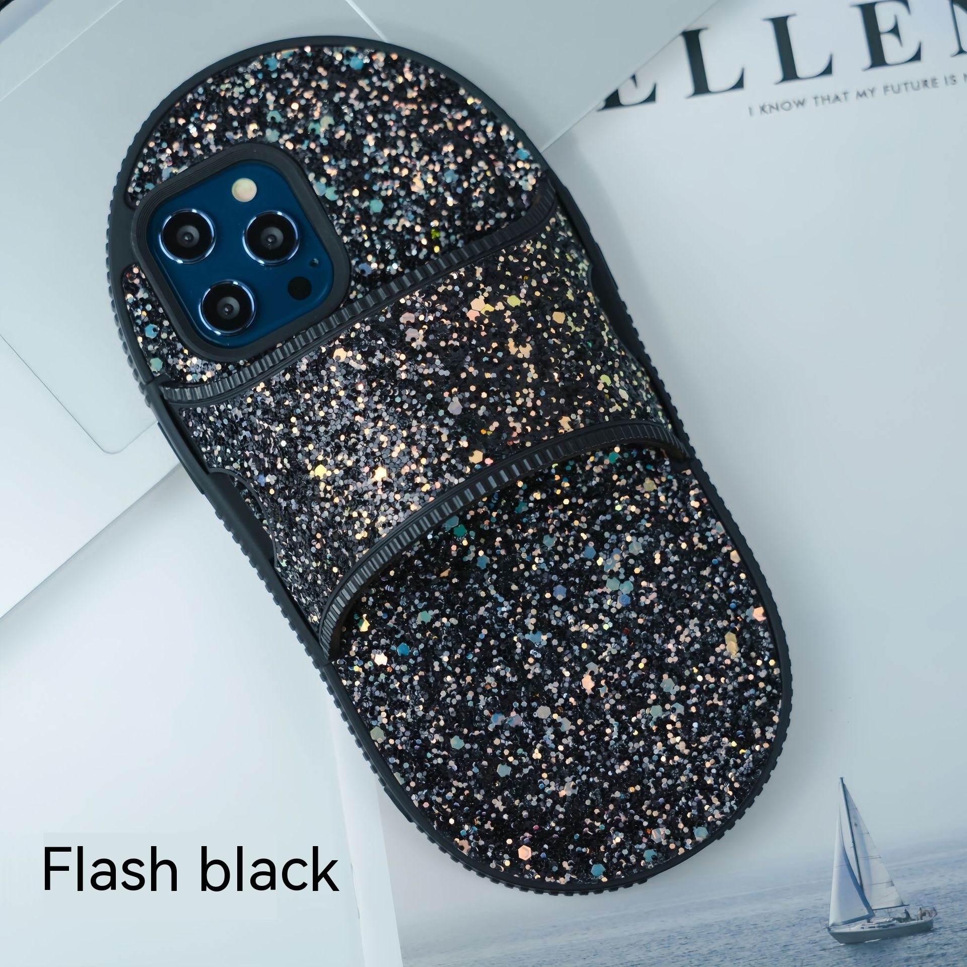 Flash Black Rhinestone