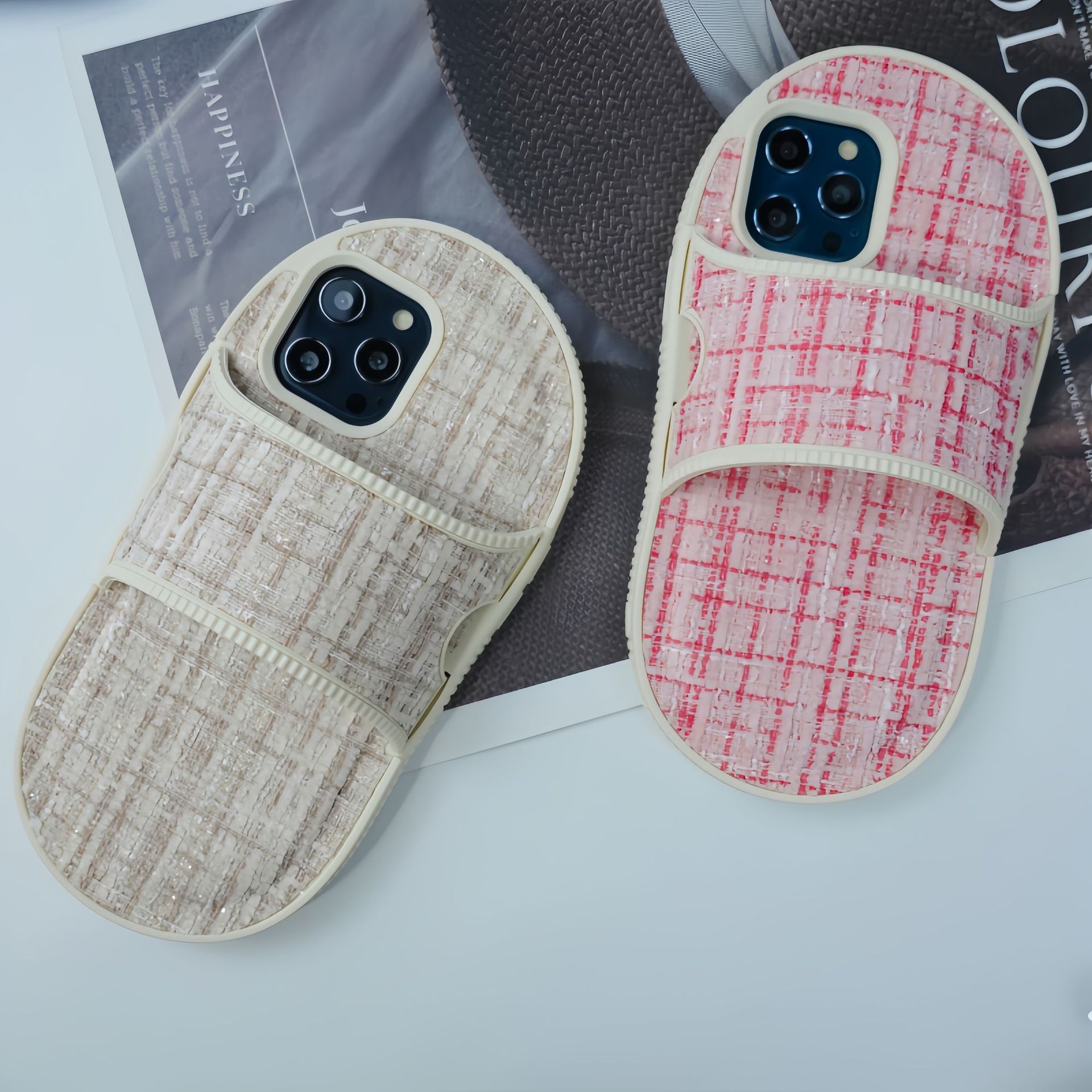 Rhinestone Slippers Phone Case - Image 11