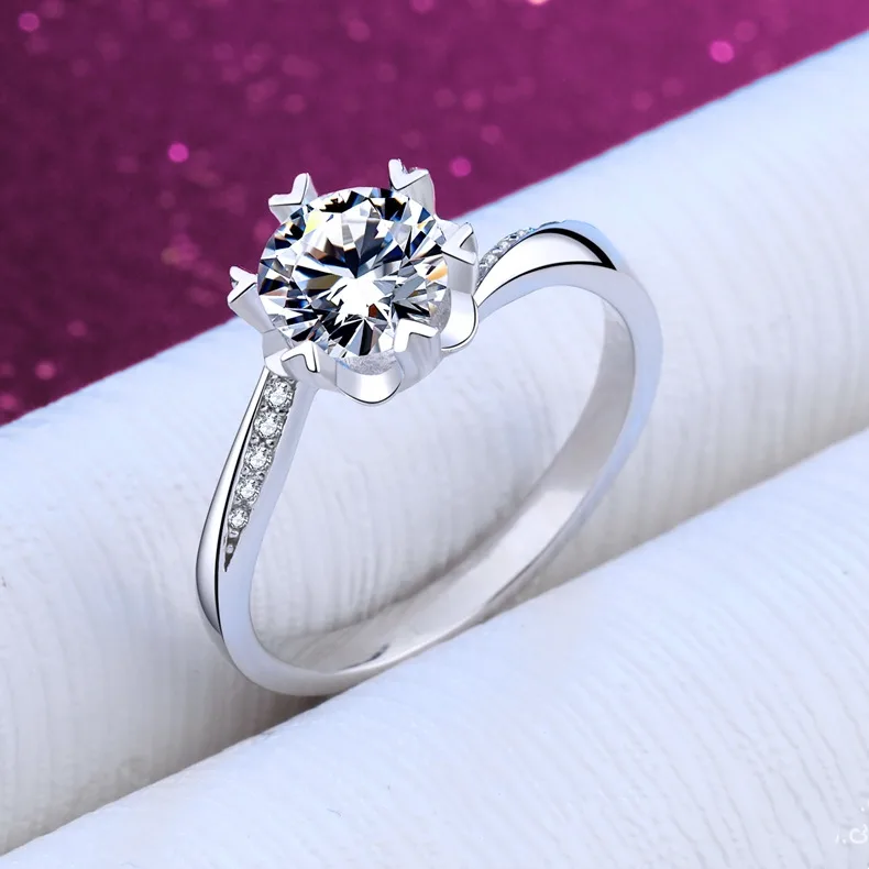 925 Silver Eight Hearts Arrows D Color Mosang Stone