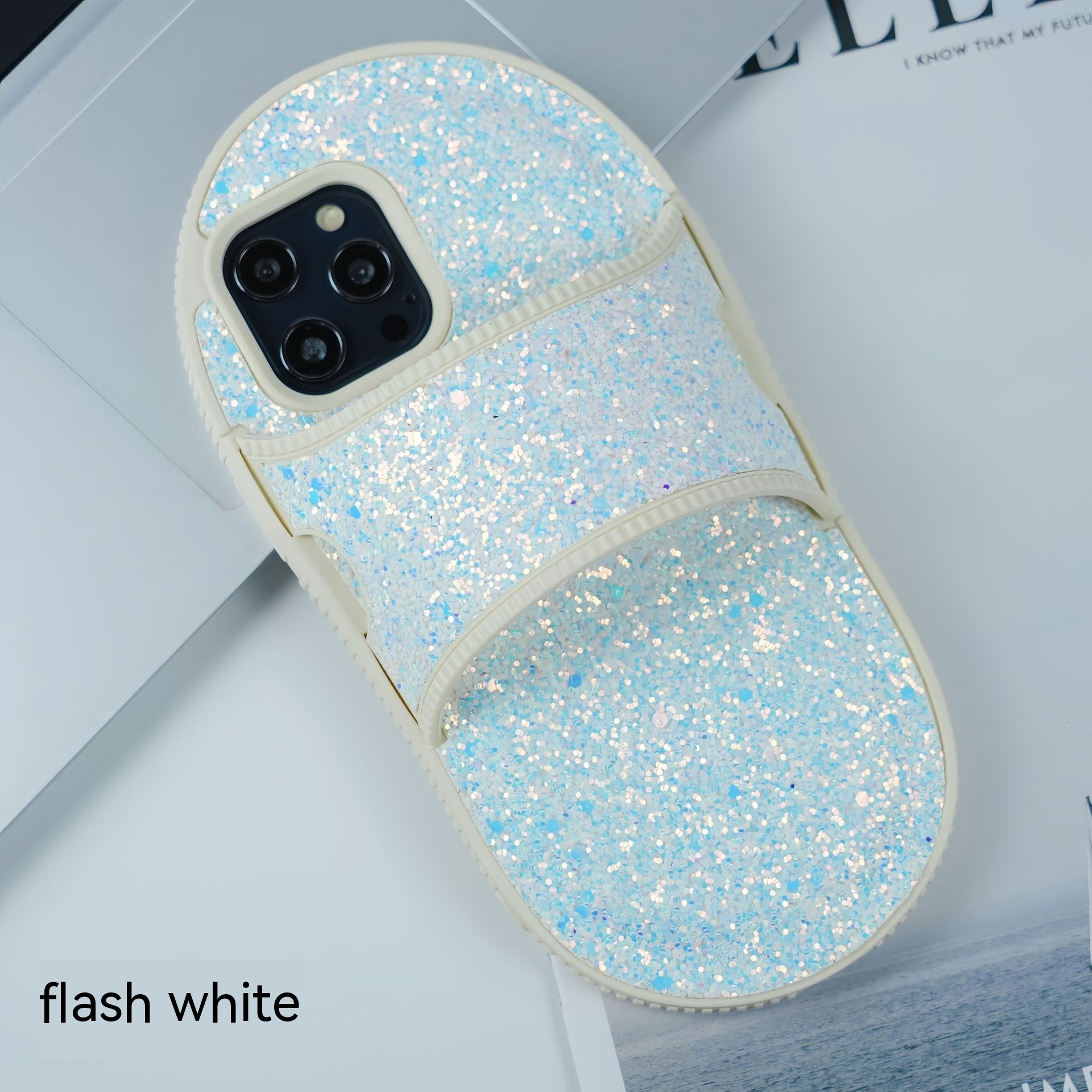 Flash White Rhinestone