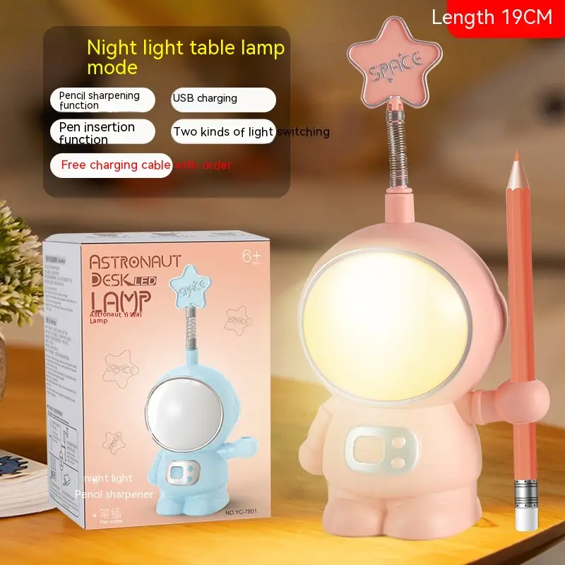 Rabbit Led Mini Small Table Household Desk Small Night Lamp