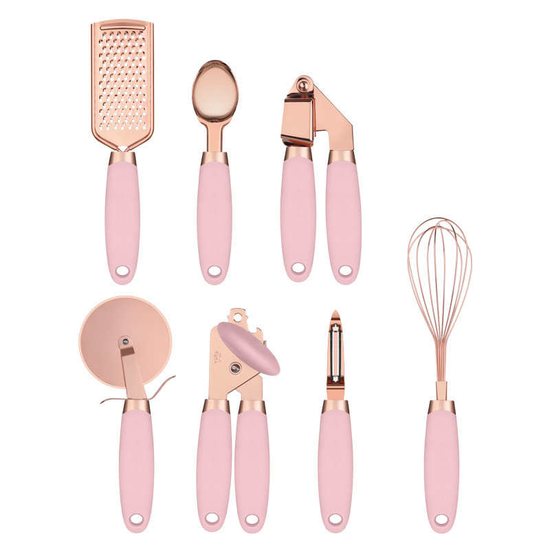 Kitchen Household Peeler Gadget Copper Plating Set - Picture 9 of 11
