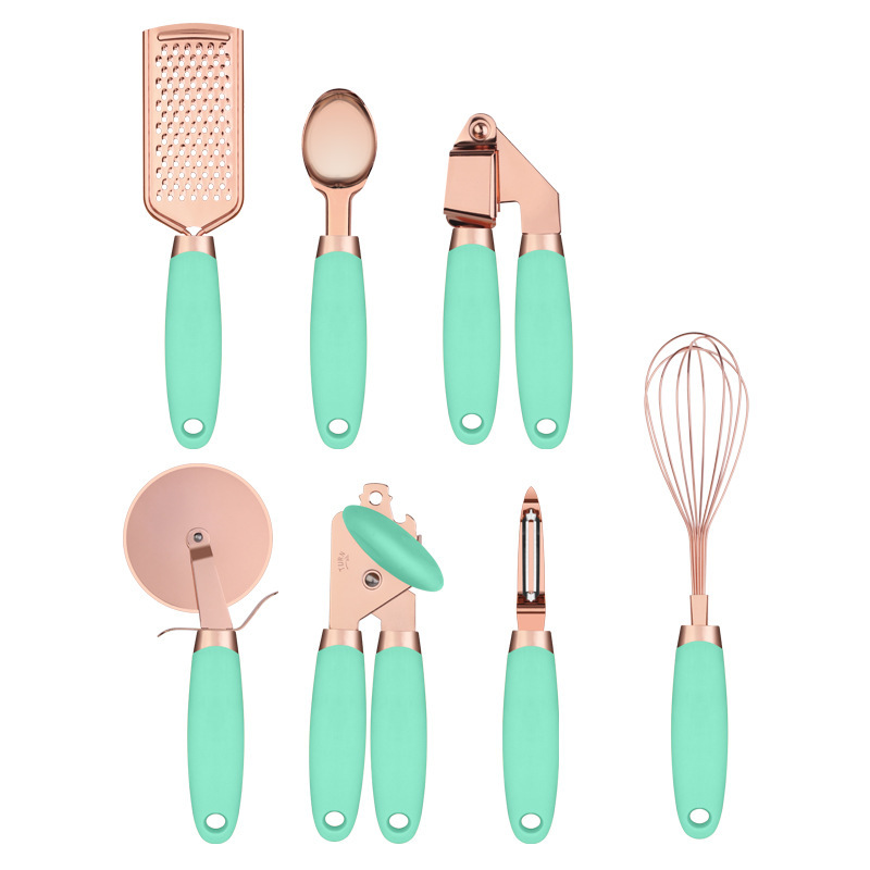 Kitchen Household Peeler Gadget Copper Plating Set - Picture 8 of 11