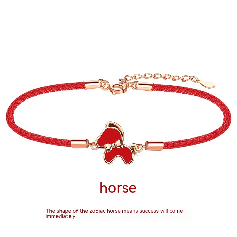 Horse Red Rope Bracelet