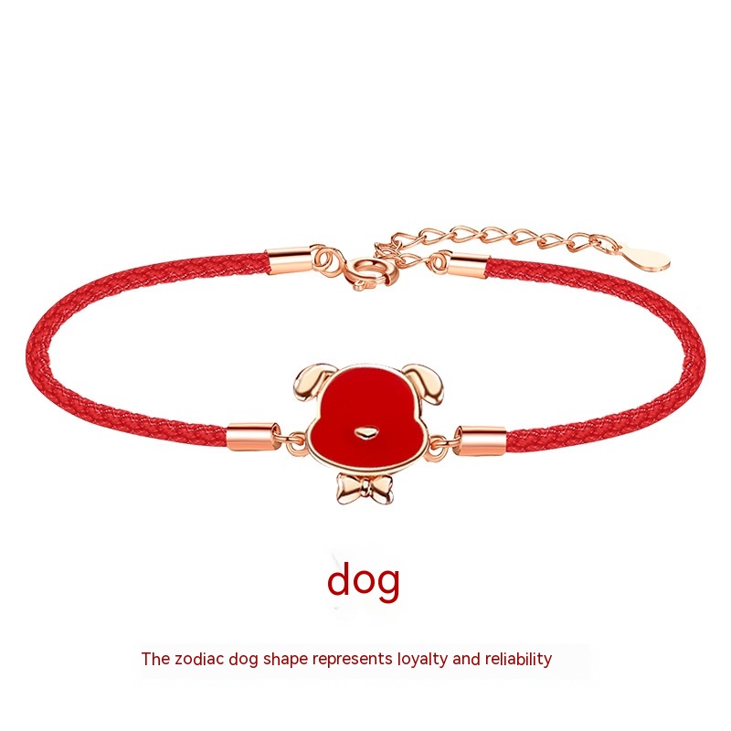 Dog Red Rope Bracelet