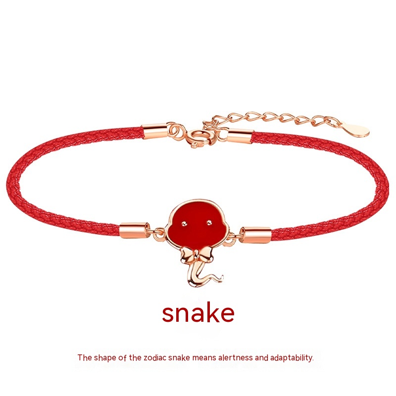 Snake Red Rope Bracelet