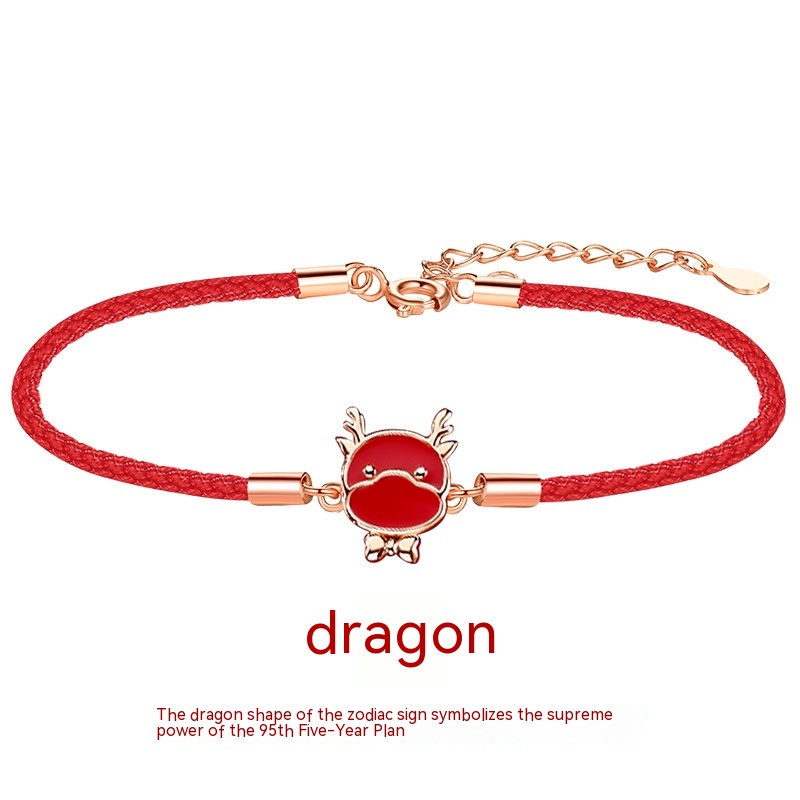 Dragon Red Rope Bracelet