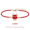Bull Red Rope Bracelet