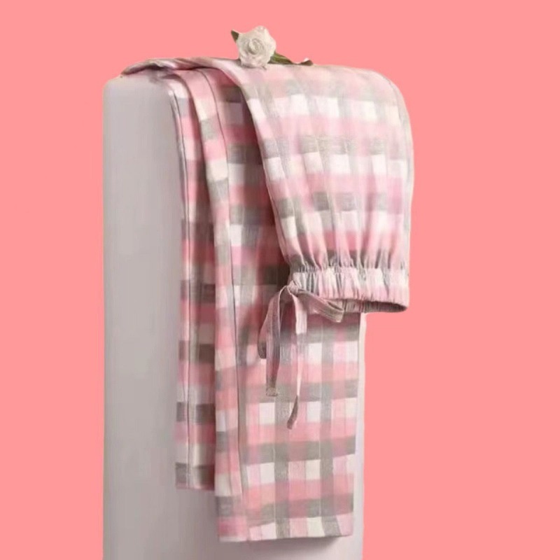 Pink Plaid Single Pocket