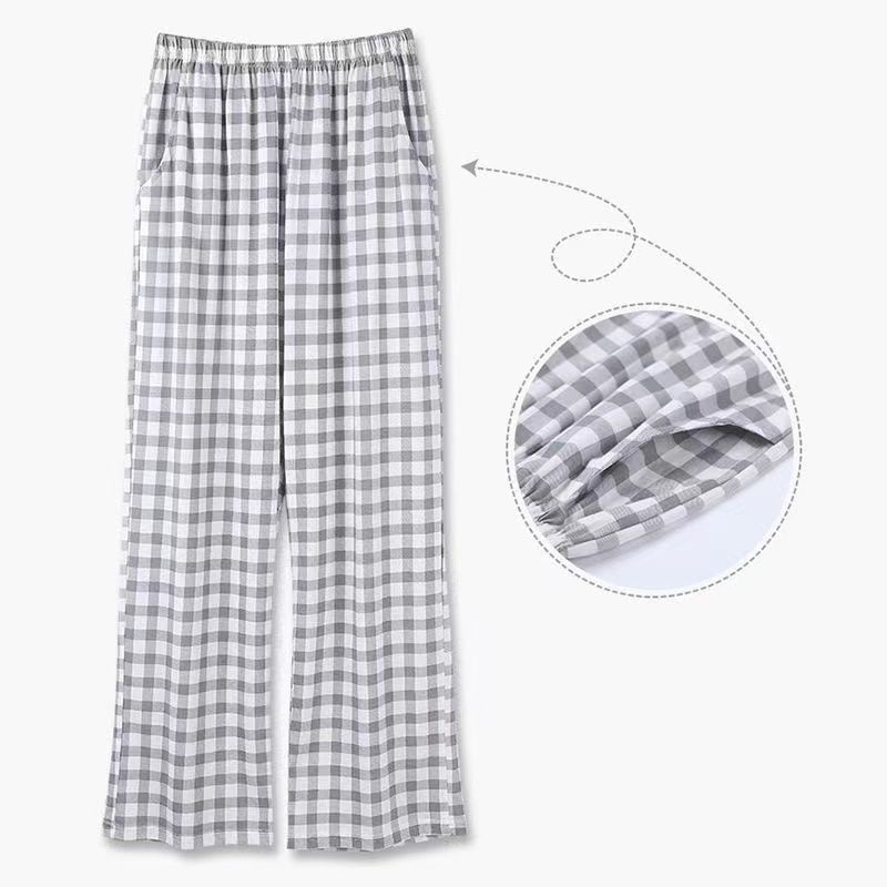 Gray Plaid Single Pocket