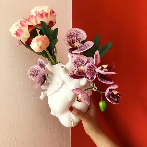 Shape Flower Vase Nordic Style Pot Art Vases Sculpture