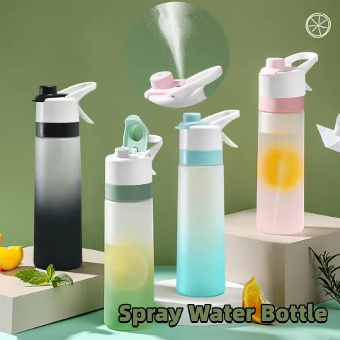 Spray Water Bottle for Girls Outdoor Sport Fitness Cup