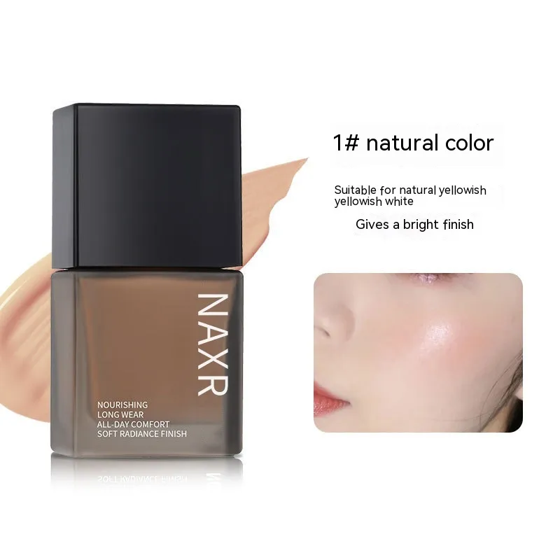 Brightening Concealing Foundation Skin Care Makeup Moisturizing - 01 Natural Color
