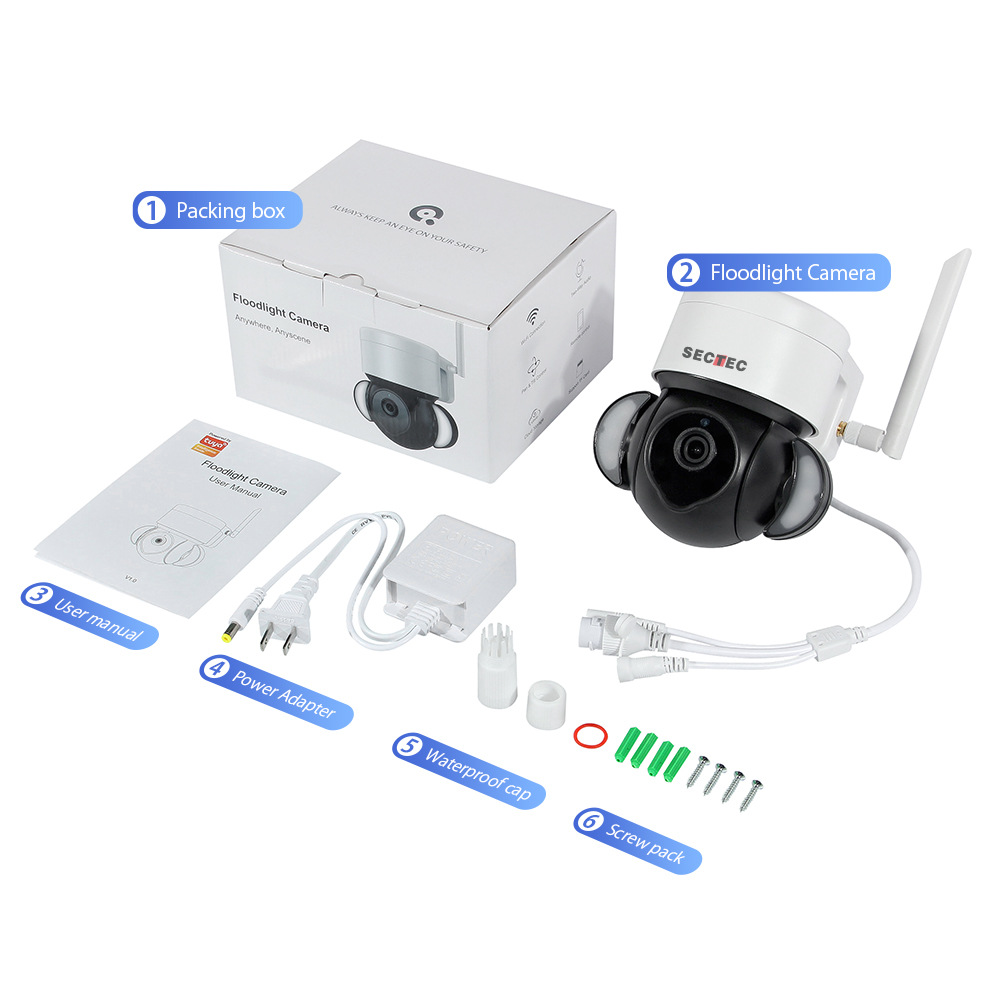 Graffiti 4G Outdoor Surveillance Camera Courtyard Lighting — foto 4