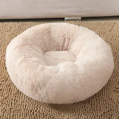 Pet Pad Winter Warm Rainbow Teddy Minlature Pinscher Kennel - Apricot - View 1