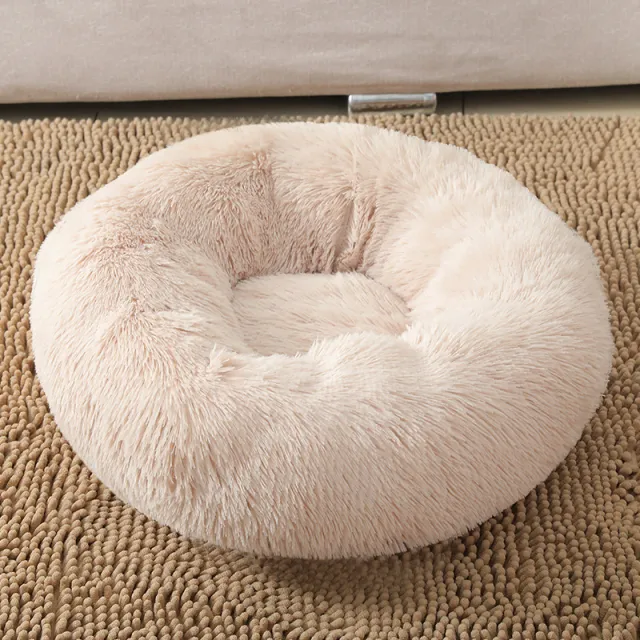 Pet Pad Winter Warm Rainbow Teddy Minlature Pinscher Kennel Apricot - Shop at LoveMi