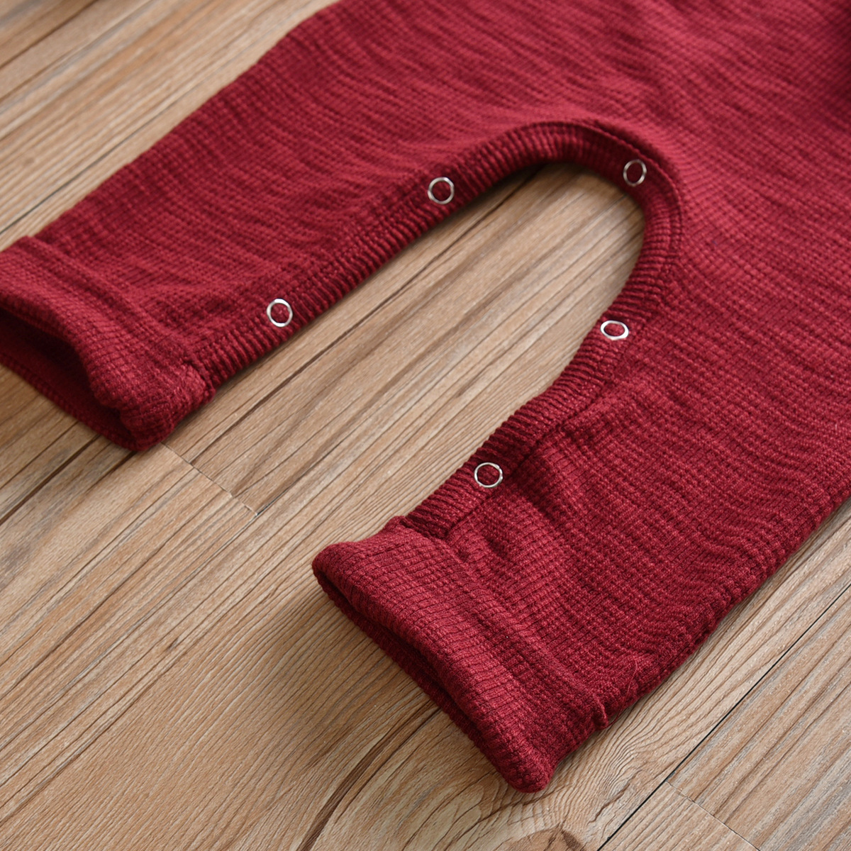 Ruffle Edge Sleeve Solid Color Jumpsuit