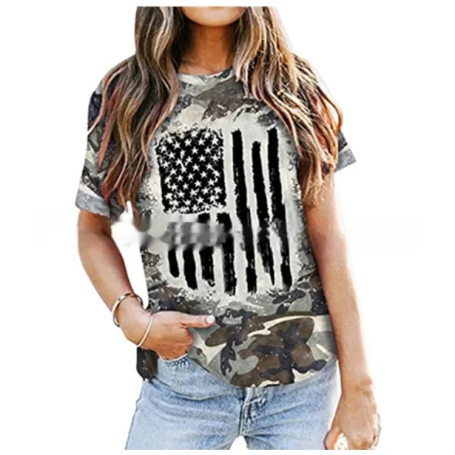 Women's Vest Independent Stand Summer Fashion Short Sleeved Granny Grey - Shop at LoveMi
