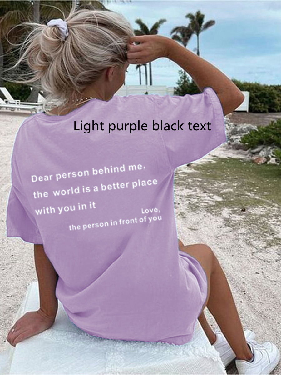 Light purple black text