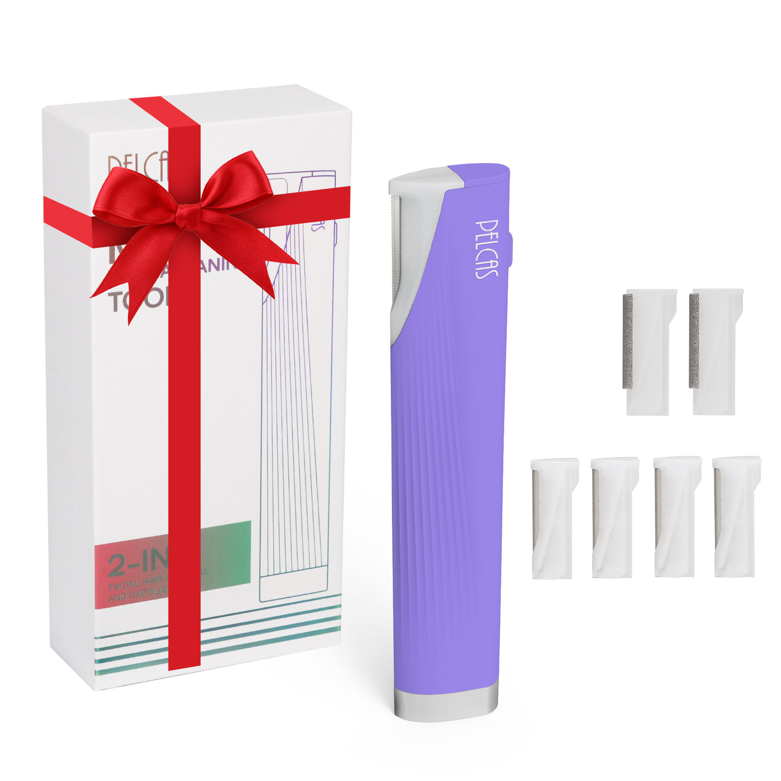 Electric Women's Facial Peeling Tool Razor Set