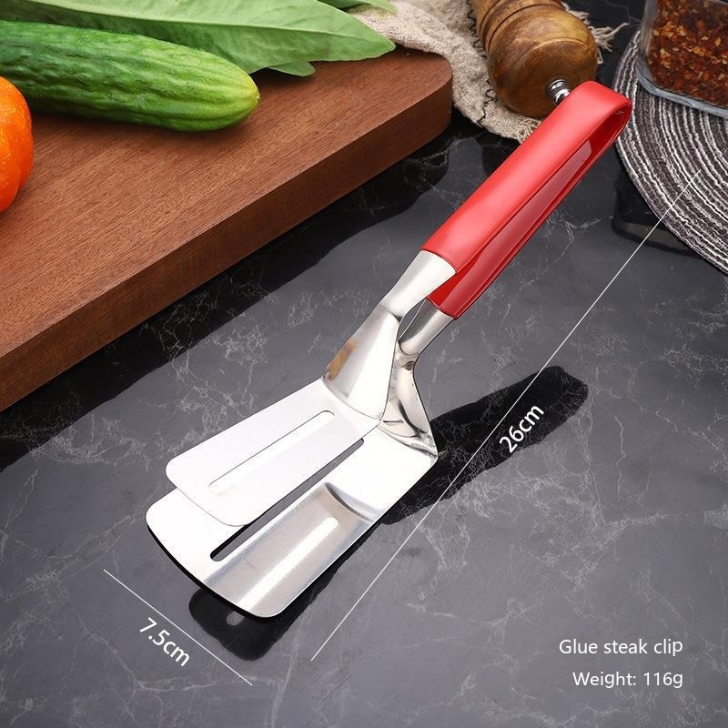 Thick Red Handle Spatula Clip