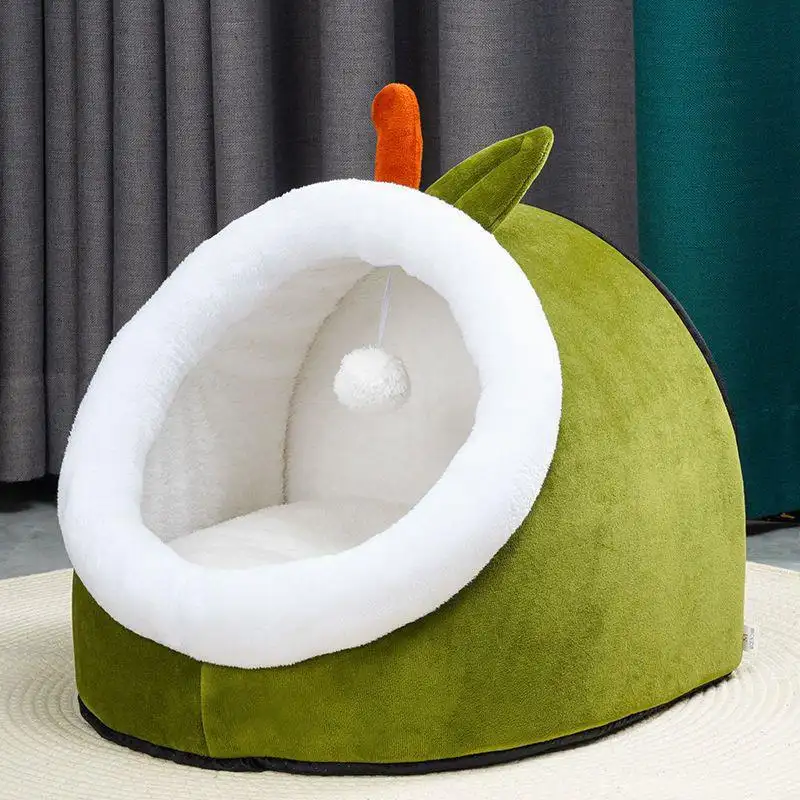 Winter Warm Fully Enclosed Cat Nest