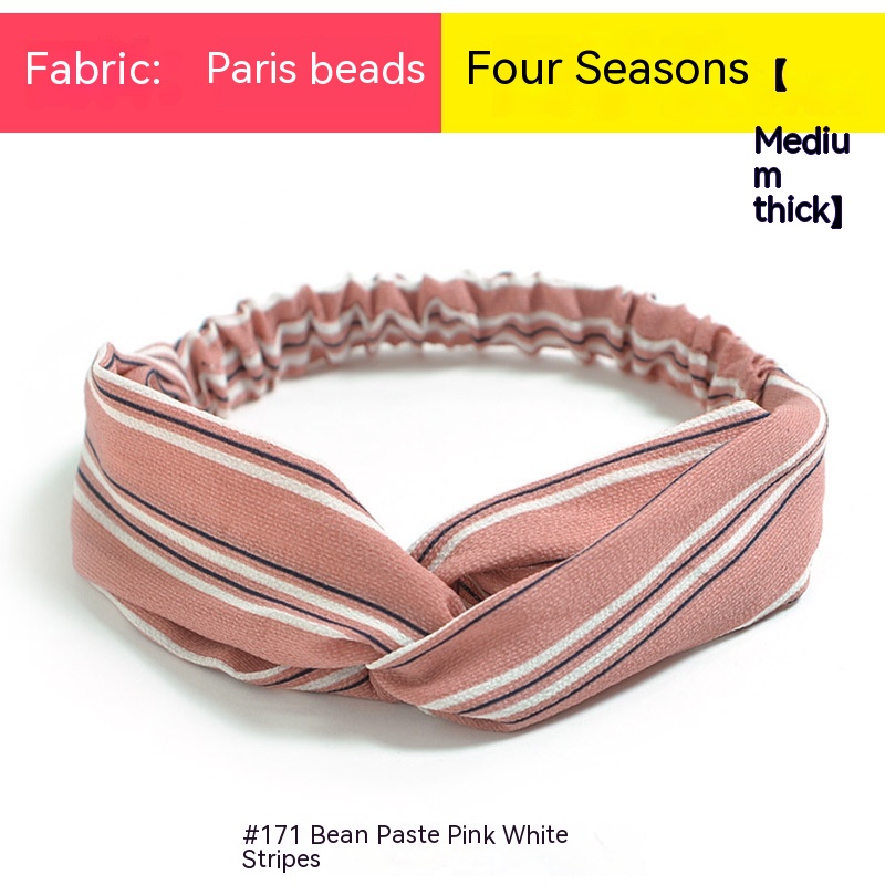 Bean Pink White Stripes