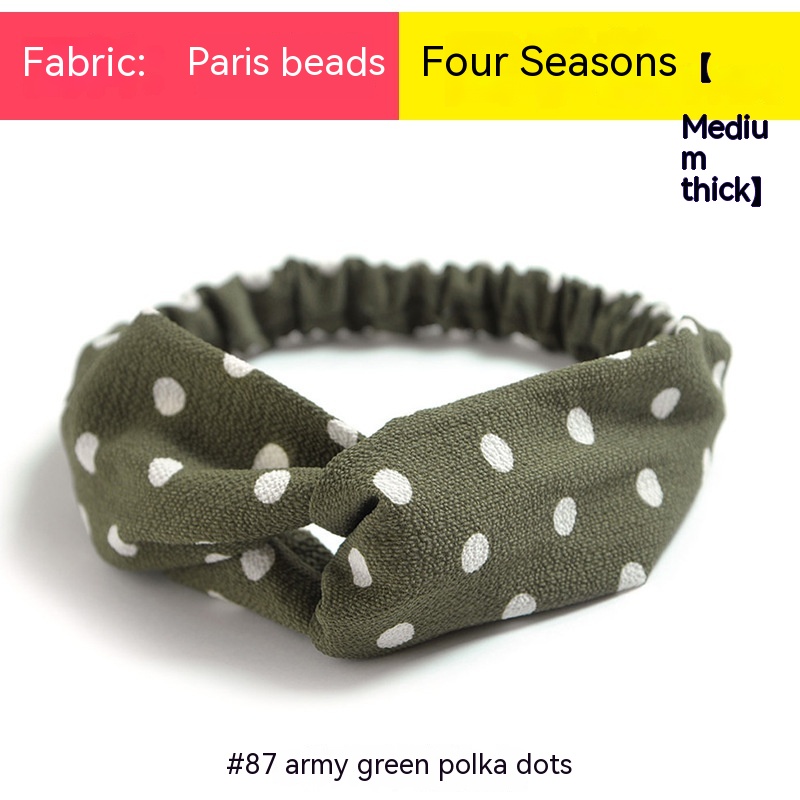 Army Green Polka Dot