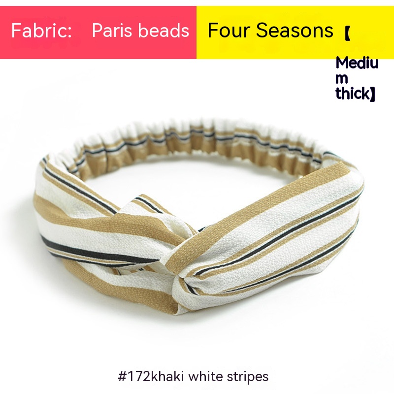 Khaki White Stripes