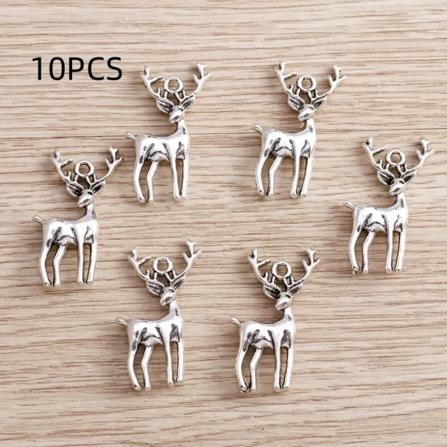 Electroplated Alloy Christmas Accessories Animal Pendant Silver - Shop at LoveMi