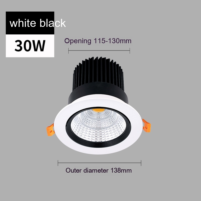 Black 30W Hole 115 To130mm