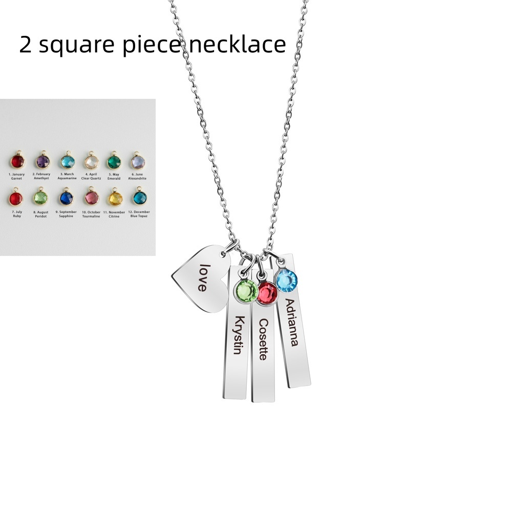 2Square Necklace