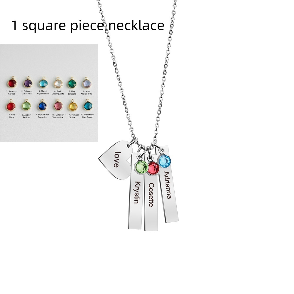 1Square Necklace