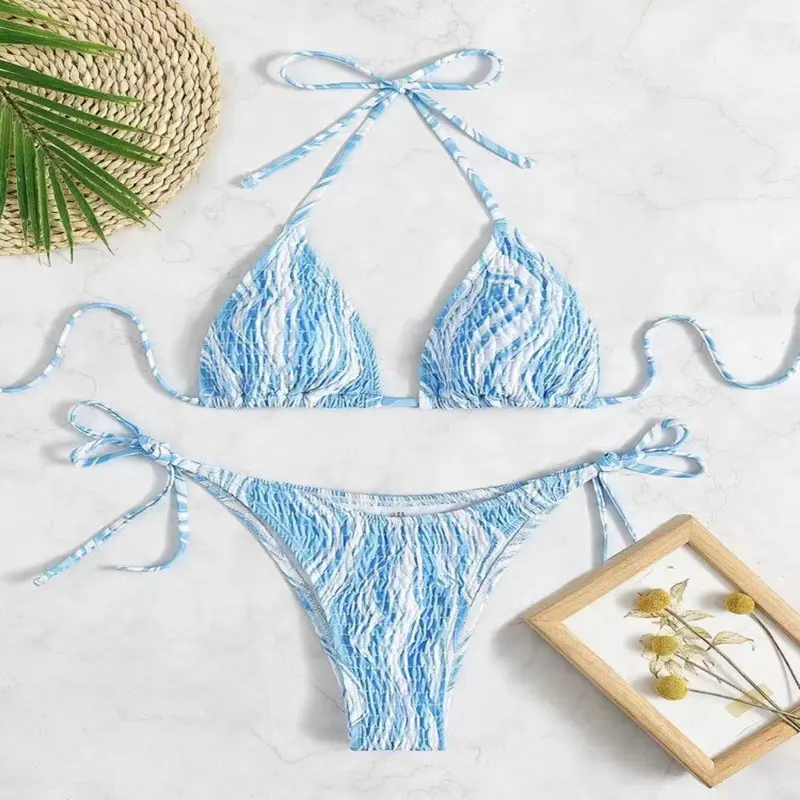 Rūpnīcas izgatavots smockinga stila trīspunktu bikini