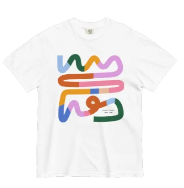 European And American Good Things Need Time T shirt Digital Printing White - Shop at LoveMi