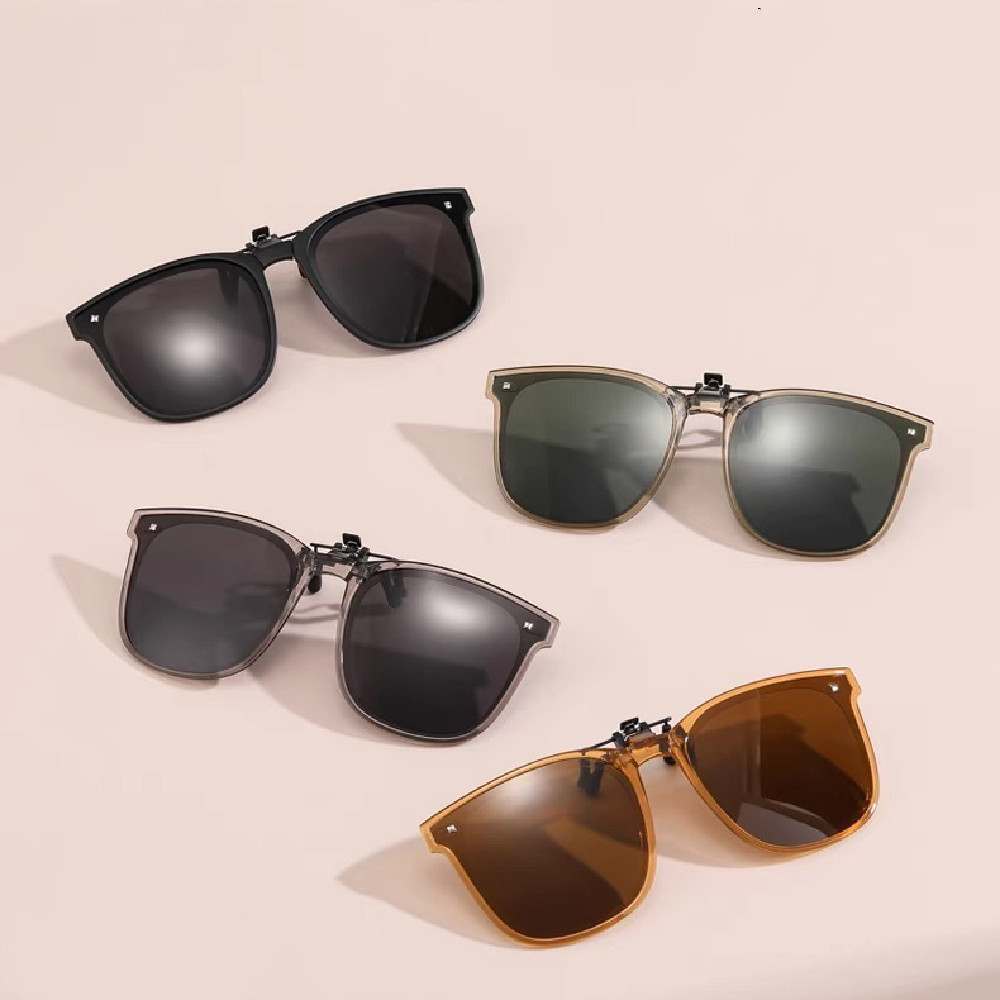 Foldable Polarized Sunglasses Clip Sun Protection UV Protection - Image 13