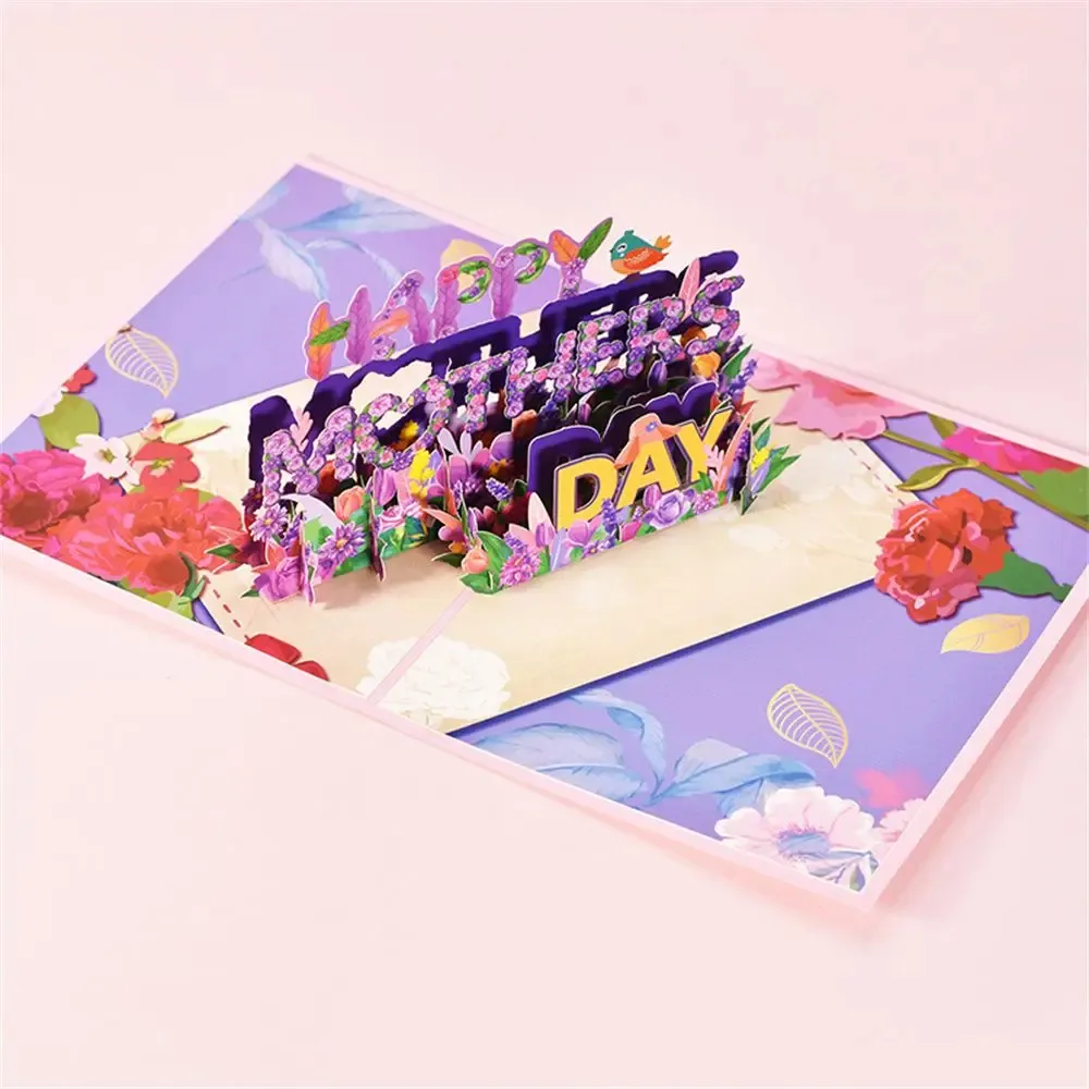 3D PopUp Flower Bouquet Cards Gifts Anniversary