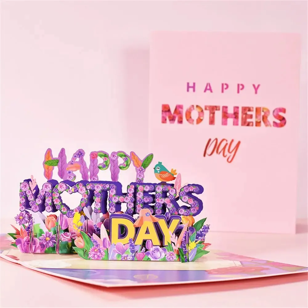 3D PopUp Flower Bouquet Cards Gifts Anniversary