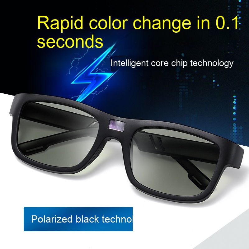LCD Smart Chip Color-changing Polarized Sunglasses - Image 3