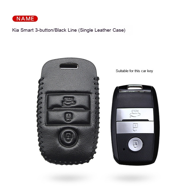 Smart 3 Black Leather Case