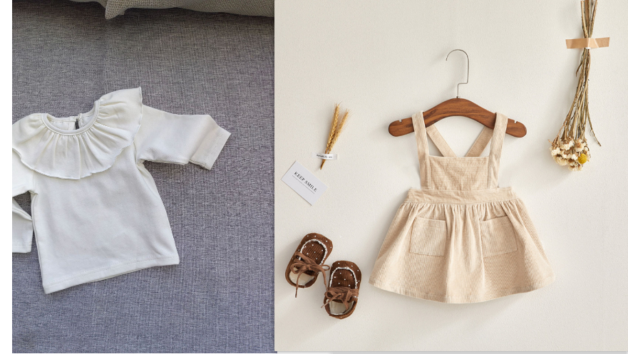 Beige strap pants and top