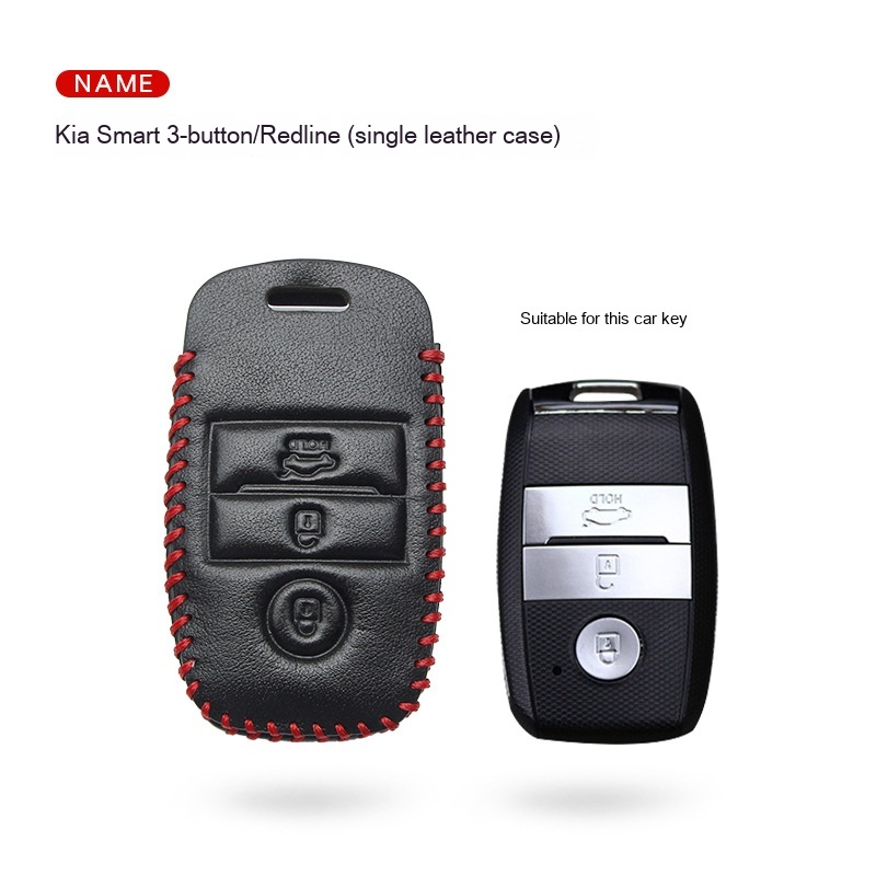 Smart 3 Red Leather Case