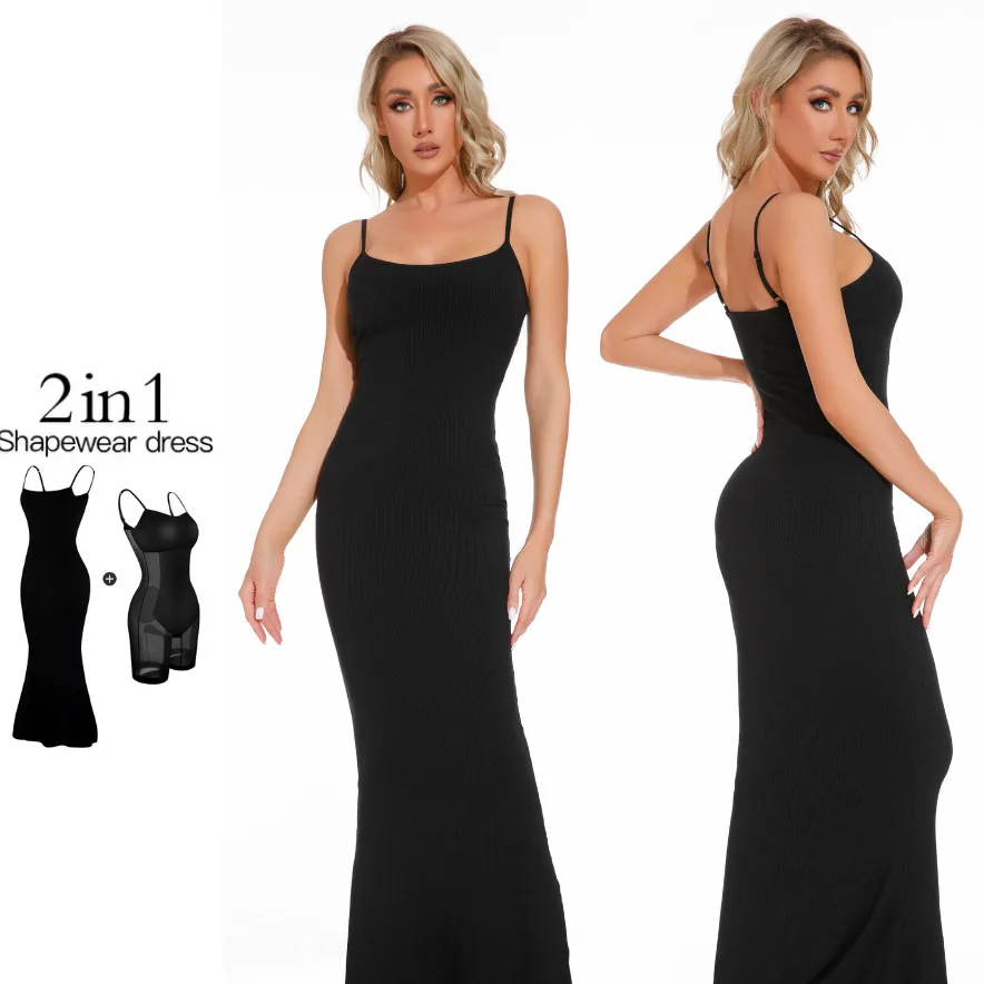 Women's Shapewear Dress Jumpsuit Tummy Tuck Lift Corset Open