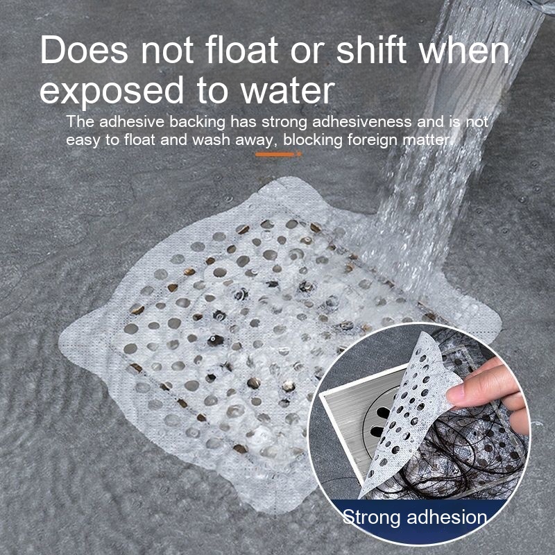 Self-adhesive Floor Drain Sheet Anti-blocking Insect-proof. Product information: Color: square frame one-piece bulk (gray) Material: cotton yarn Category: Tools Packing list: Floor Drain Sheet*1PCS. Product Image.