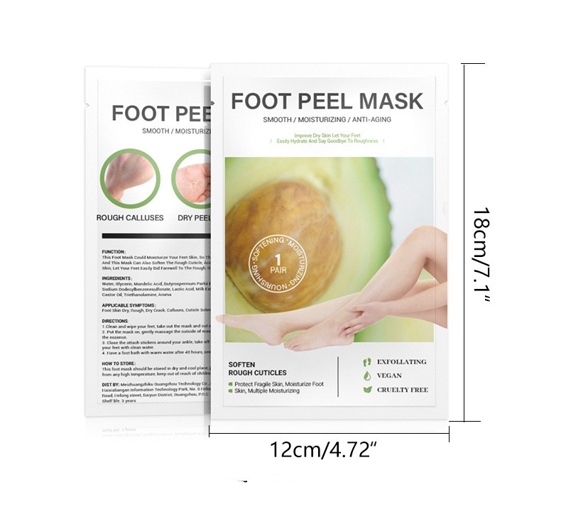 Exfoliating Avocado Foot Mask