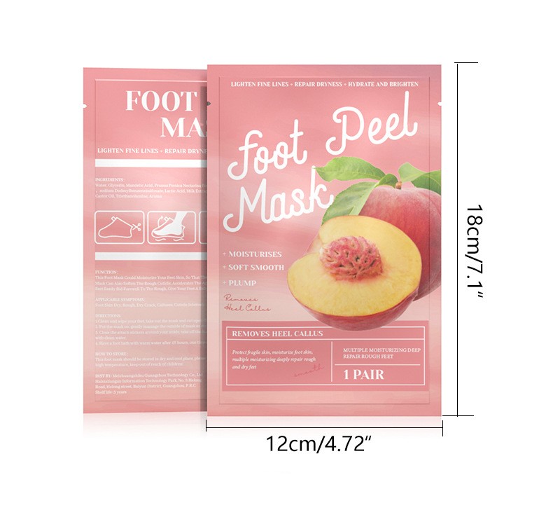 Tender Skin Peach Foot Mask