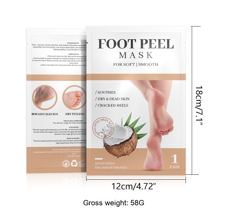 Coconut Milk Foot Mask